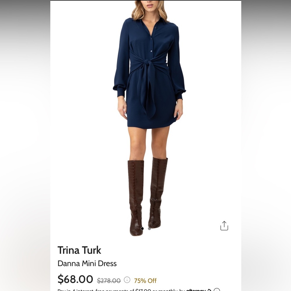 Trina Turk Danna Mini Dress Size 4